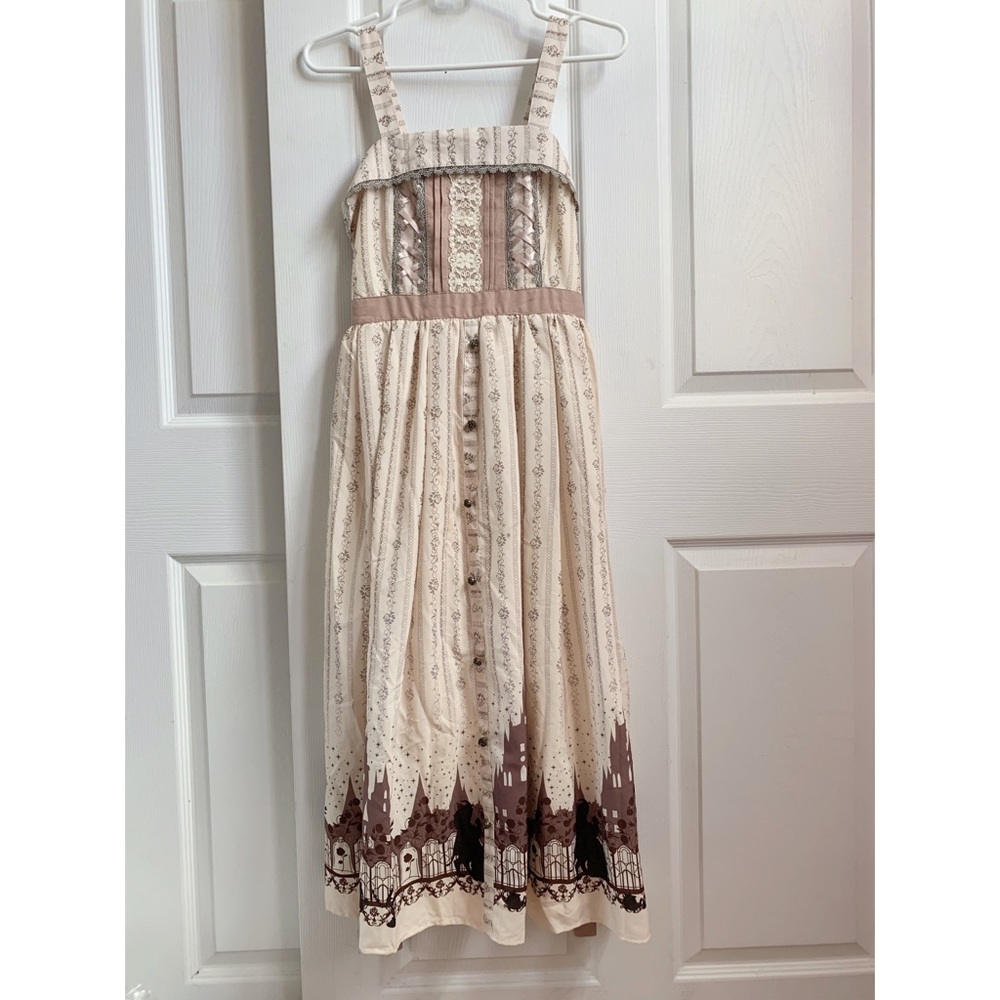 Secret honey Princess Castle jumper skirt + scarf